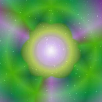 Magic ring generated texture Stock Illustration