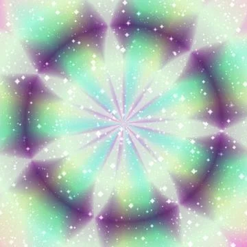 Magic ring generated texture Stock Illustration