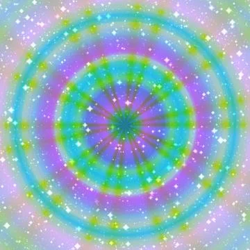 Magic ring generated texture Stock Illustration