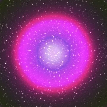 Magic ring generated texture Stock Illustration