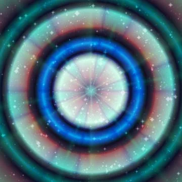 Magic ring generated texture Stock Illustration