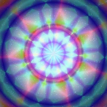 Magic ring generated texture Stock Illustration