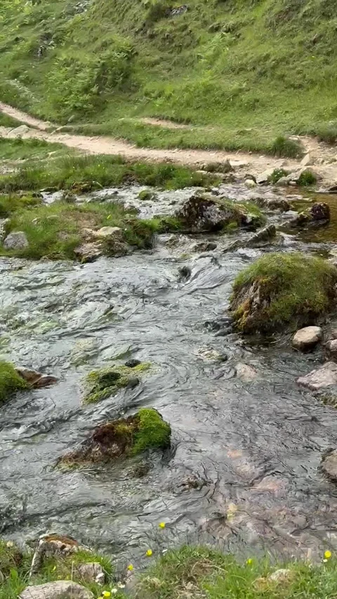 Magic River Springs From Nothing, Scotland, UK - 23 Jun 2026 Stock Footage 338023033