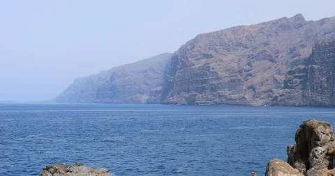 Magic rocky coastline Stock Footage 88184226