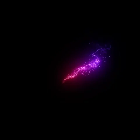 Magic S-Shape Colorful Dust particles Stock Footage 240709393