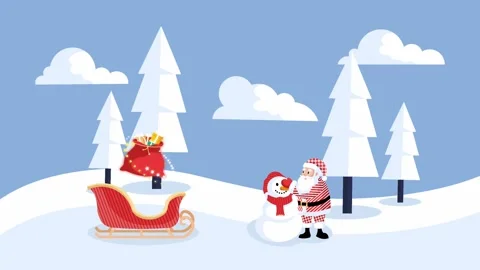 Magic santa Stock Footage 321173943