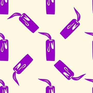 Magic seamless pattern with constellations, sun, moon, magic eyes, clouds and Stock Illustration