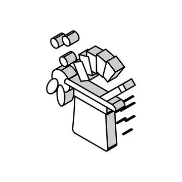 Magic set trick toy baby isometric icon vector illustration Stock Illustration