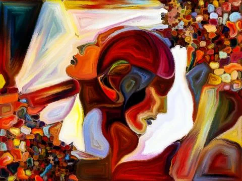 Magic of Shape Division Stock Illustration