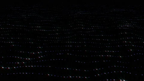 Magic shining abstract particles. Video stock 123338567