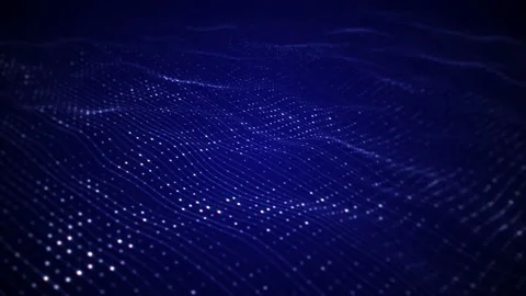 Magic shining abstract particles. Stock Footage 123338577