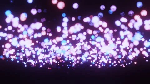 Magic Shiny Circles Overlay Stock Footage 194708595