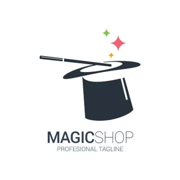 Magic Shop Logo Ilustración de archivo