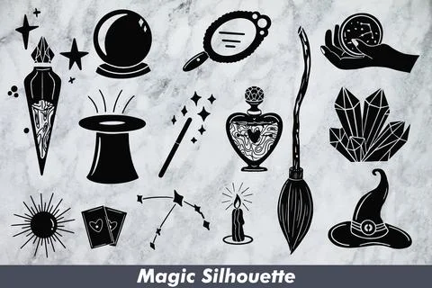 Magic Silhouette Stock Illustration