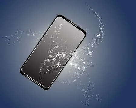 Magic smartphone Stock Illustration