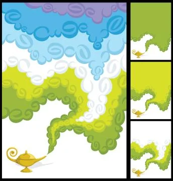 Magic Smoke Stockillustratie