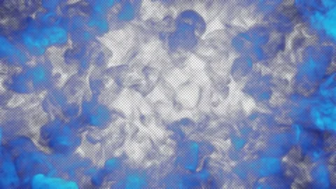Magic smoke shockwave blowing transition reveal overlay on alpha background Stock Footage 237660055