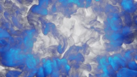 Magic smoke shockwave blowing transition reveal overlay on alpha background Stock Footage 237661725