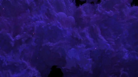 Magic Smoke Transition Stock Footage 100537100