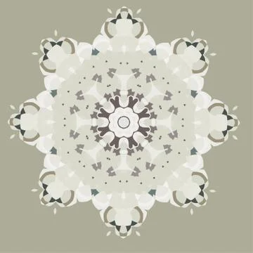 Magic snowflake Stock Illustration