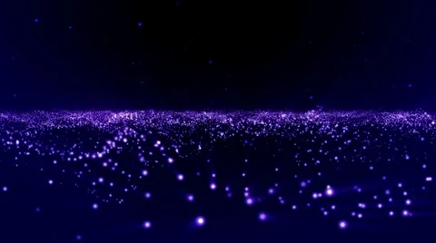 Magic space luminescence of particles Stock Footage 8555736