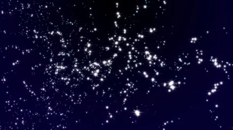 Magic space luminescence of particles Stock Footage 8555772