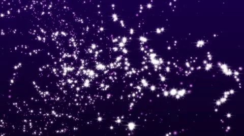 Magic space luminescence of particles Stock Footage 8557266