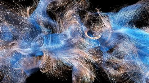 Magic sparkle trail effect Иллюстрация