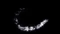 Magic sparkles fairy dust wand particle trail transition 4K 4k or 4k+ Resolution