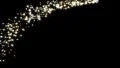 Magic sparkles fairy dust wand particle trail transition 4K 4k or 4k+ Resolution