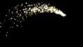 Magic sparkles fairy dust wand particle trail transition 4K 4k or 4k+ Resolution