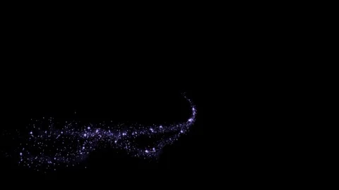 Magic sparkling particle elements Stock Footage 121066826