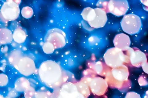 Magic sparkling shiny glitter and glowing snow, luxury winter holiday backgro Stock Illustration