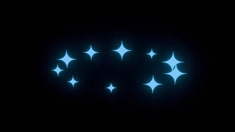 Magic Sparkling Star Particles Rotating in a Circular Path. 4K Animation 스톡 동영상 330126183