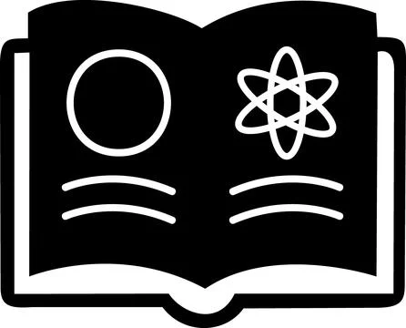 Magic spell book grimoire graphic icon Stock Illustration