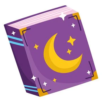 Magic spell book Stock Illustration