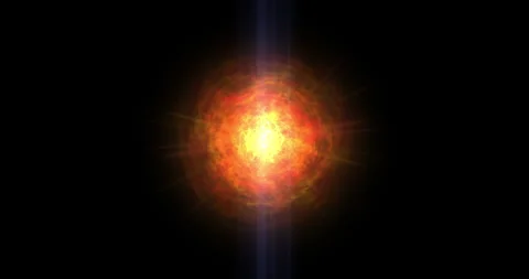 Magic sphere on a black background2 Video stock 312571421