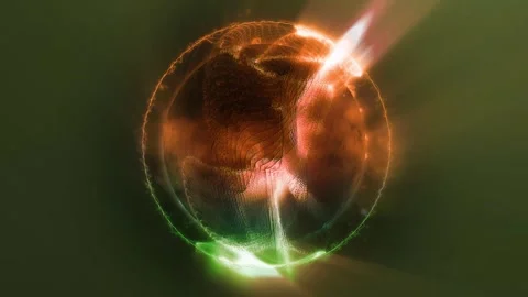 Magic sphere Stock Footage 303244227