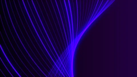 Magic spiral lines seamlessly moving. Bright glowing purple lines and dots Stock Footage 240559105