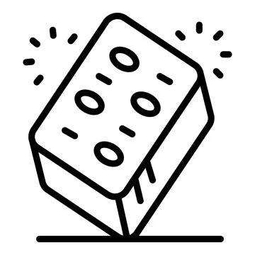 Magic sponge cleaning and disinfecting surface with sparkling effect Stock Illustration