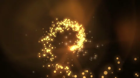 Magic Star Dust Trail Spiral from behind 動画素材 42969157