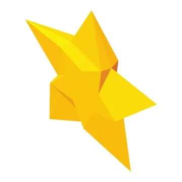 Magic Star icon, isometric 3d style Stock Illustration