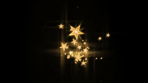 Magic Stars Central Transition Video stock 119911717
