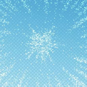Magic stars Christmas background. Subtle flying sn Illustrazione stock