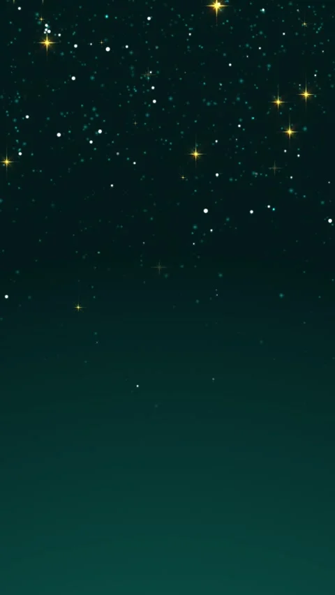 Magic Stars with Green Background Loop Stock Footage 259158973