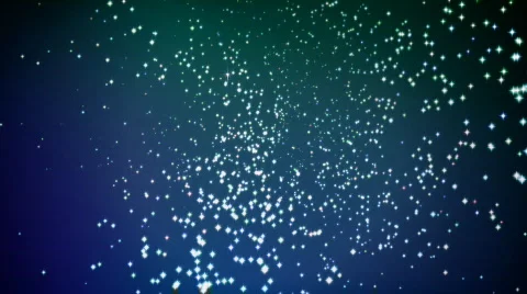 Magic stars loop Stock Footage