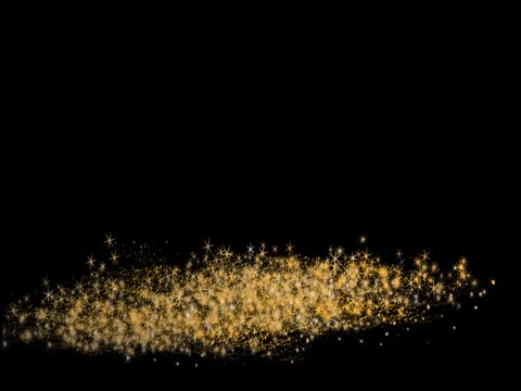 Magic Stars Lower Third Fat Stock Footage 72305544