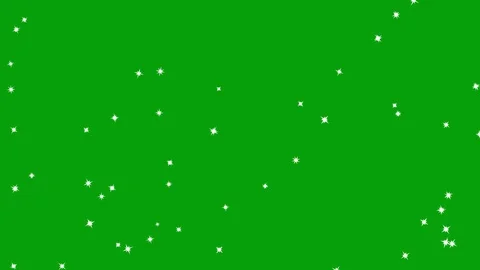 Magic stars motion graphics with green screen background Stock Footage 123894062