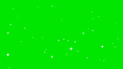 Magic stars motion graphics with green screen background Stock Footage 124202290