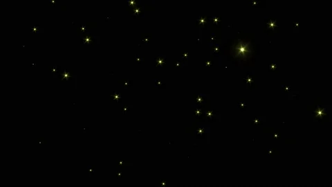 Magic stars, particles flash and shine. 3d  christmas background. Stock Footage 143484950